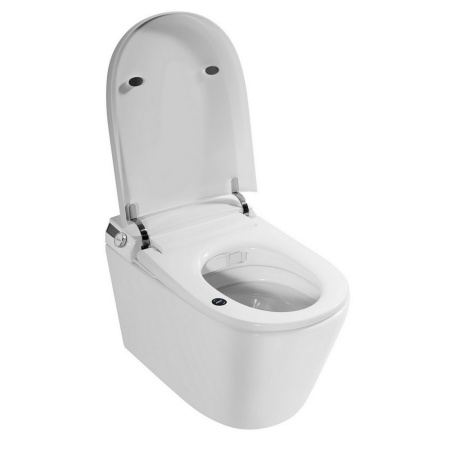 Электронный унитаз-биде импульсный Abber Bequem AC1119S с инсталляцией AC0101P фото
