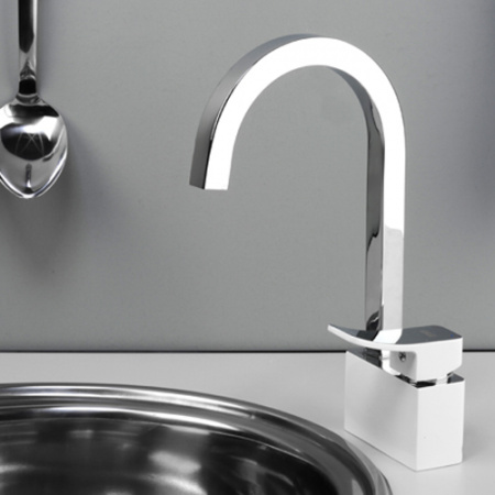 Смеситель для кухни WasserKRAFT Aller 1067 WHITE фото