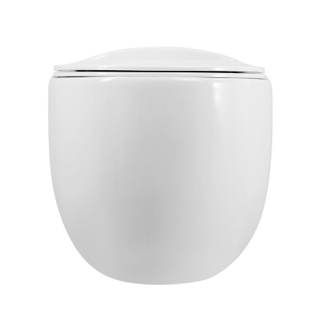 Унитаз подвесной безободковый Art&Max Forli AM020CHR/SC с сиденьем фото