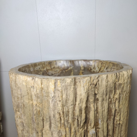 Раковина напольная из окаменелого дерева ODN-01499 (68*55*90) фото