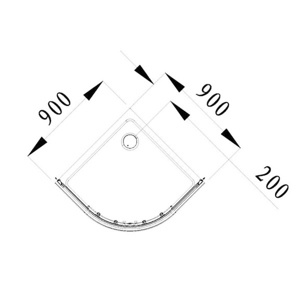 Поддон для душа Alvaro Banos Granada Plato de GRANADA S90 фото