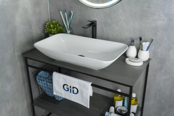 Накладная раковина GID 9122 70х40 фото