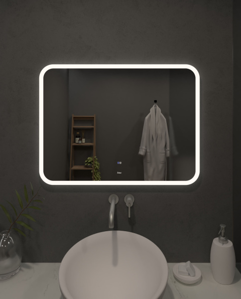 Зеркало с подсветкой и подогревом SINTESI JANO 80 SIN-SPEC-JANO-80 80x60 фото