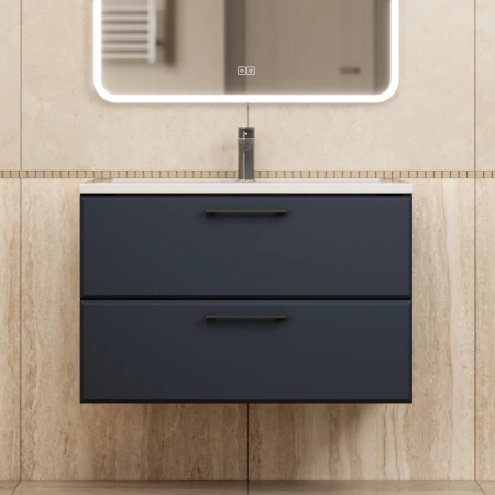Тумба под раковину Uperwood Foster 80 TFosterNEW80b черная фото