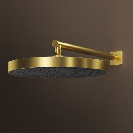 Душевая система скрытого монтажа с термостатом Iddis Duna DUNMGSTi68 матовое золото фото