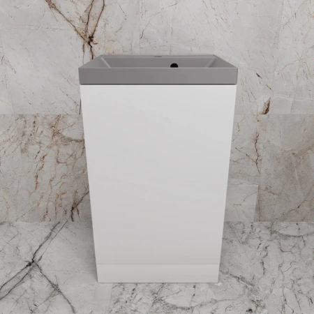 Тумба напольная Style Line Моно ЛС-00002450 белая софт фото