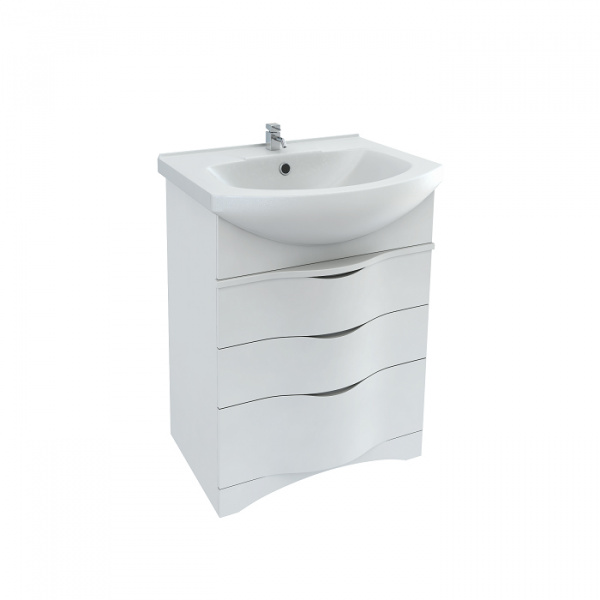 Тумба напольная Bas Опера с раковиной Rosa Elegance 60 см фото