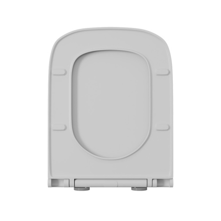 Безободковый подвесной унитаз D&K Quadro DT1516016 с сиденьем S/C фото