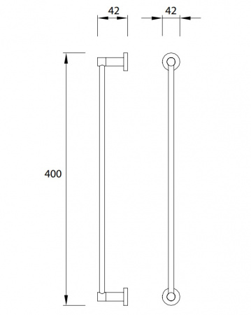 Полотенцедержатель Omnires Modern Project MP60214NI никель фото
