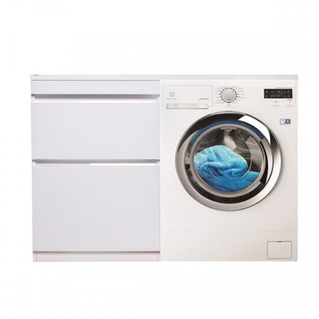 Тумба под раковину Style Line Даллас 130 Люкс Plus белая фото