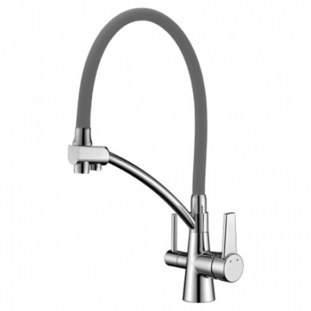 Смеситель для кухни с фильтром для воды Lemark Comfort LM3071C-Gray фото