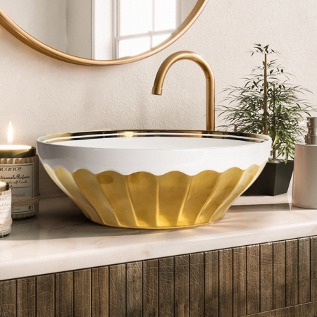 Накладная раковина Melana MLN-T4022-G28 39x39 фото