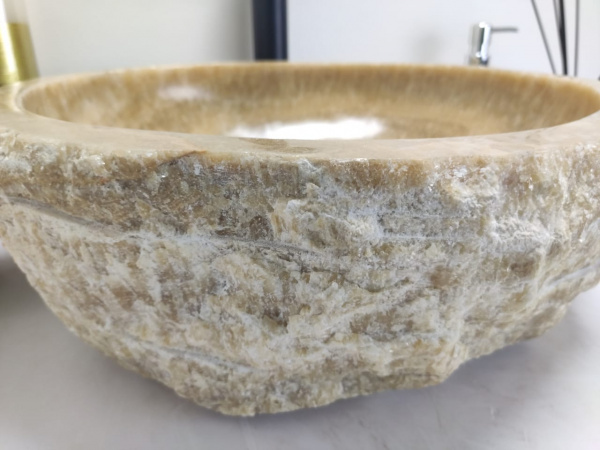 Накладная раковина из оникса Indo Erozy Sunset EO-00069 фото