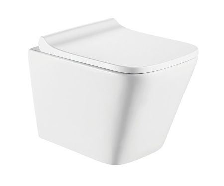 Подвесной унитаз со смывом торнадо CeramaLux N  TR5171 c сиденьем фото