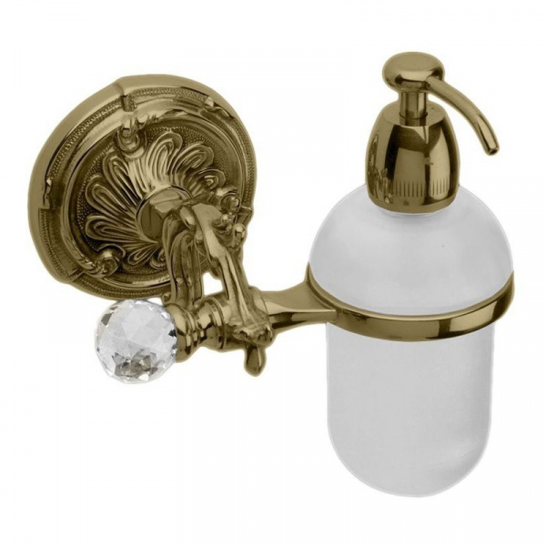 Дозатор для жидкого мыла Art&Max Barocco Crystal AM-1788-Br-C бронза фото