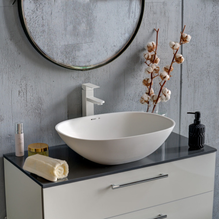 Накладная раковина Montebianco Loreto Cinque 400 12023 55x40 фото