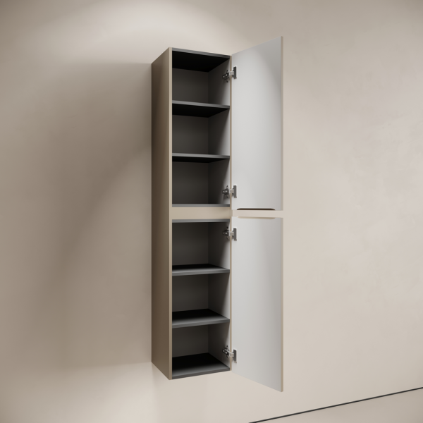 Шкаф-пенал Sancos Code PCD35GB серо-бежевый фото