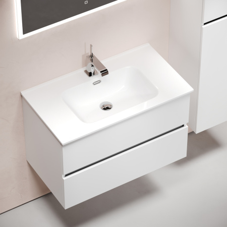 Тумба под раковину Sancos Urban UR80W белый глянец фото