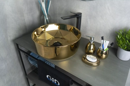 Накладная раковина GID Luxe Line D1342h015 40х40 фото