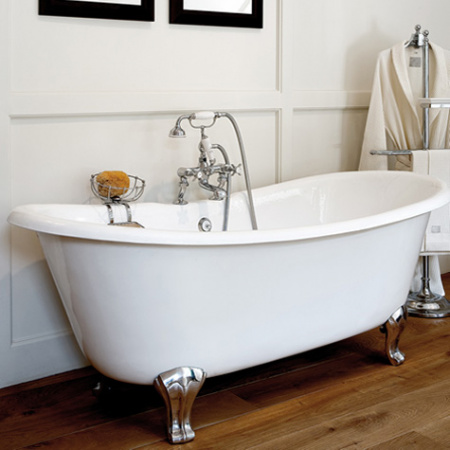 Чугунная ванна Devon & Devon Admiral 2MRADMIRALCRDD с ножками Eagle 182x81 на ножках фото