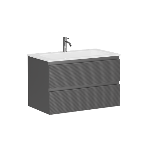 Тумба под раковину Sancos Folk FL80GS Grey soft фото