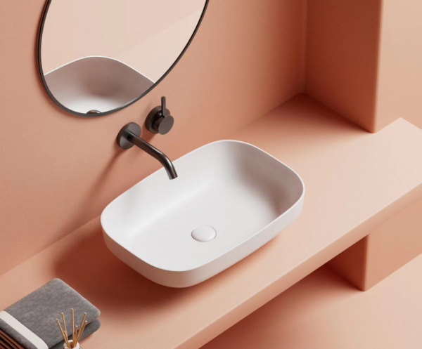 Накладная раковина Abber Rechteck AC2221 58x38 фото