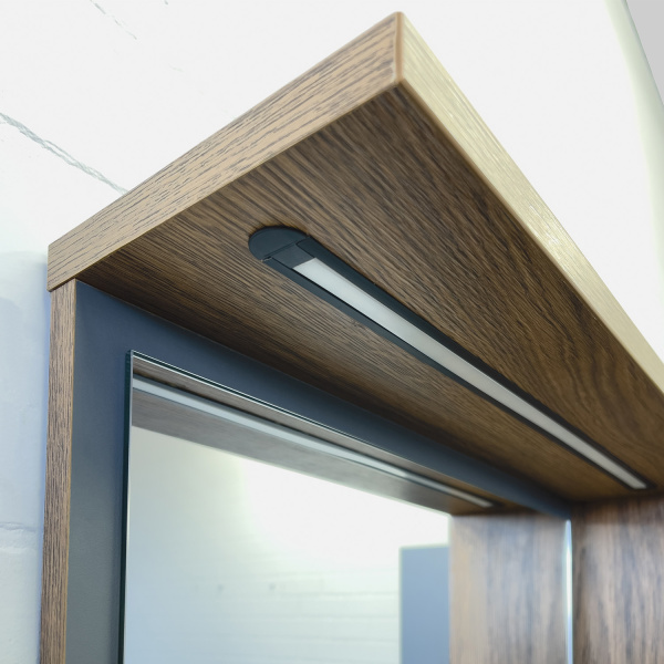 Зеркало со шкафчиком Comforty Кемер 75 00-00014147CF LED подсветка, датчик движения фото