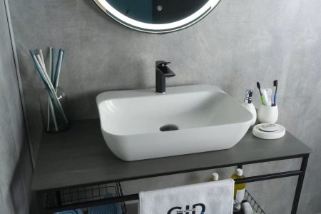 Накладная раковина Gid 9047 55x42 фото