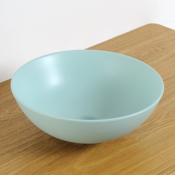 Накладная раковина GID 9081tifm 53402 36x36 тиффани матовый фото