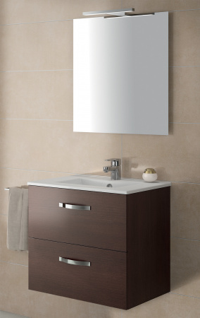 Тумба с раковиной Jacob Delafon Ola 60 EB390RU-NR темный дуб фото