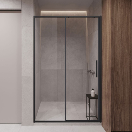 Душевая дверь Vincea Slim-U VDS-2SU120CLB 120 см черная фото