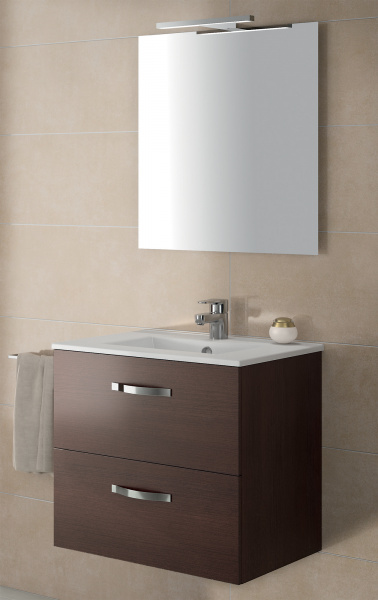 Тумба с раковиной Jacob Delafon Ola 60 EB390RU-NR темный дуб фото