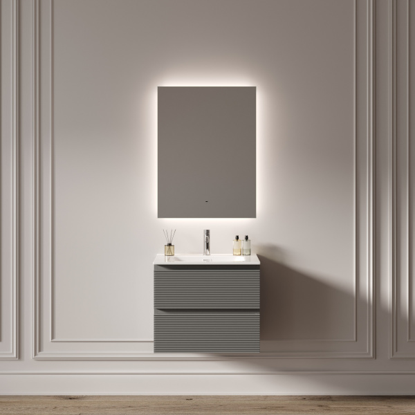 Зеркало с подсветкой Sancos Square 2.0 SQ2.600 60x80 фото