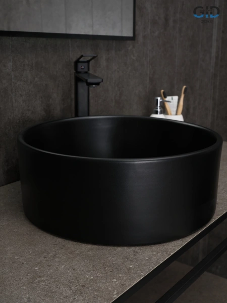 Накладная раковина GID Bm9011 53368 40x40 черная матовая фото