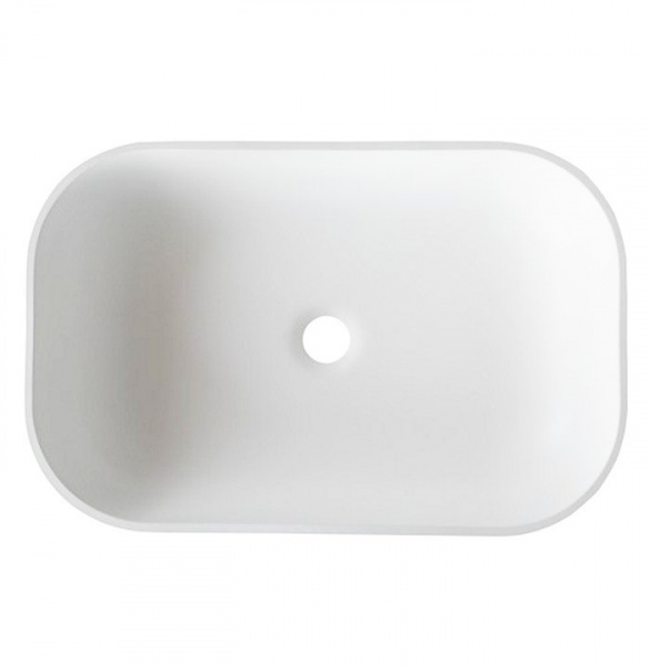 Накладная раковина Acquabella Rectangle LAVABO_ON-TOP_RECTANGLE_SLATE_BLANCO 58х38 фото