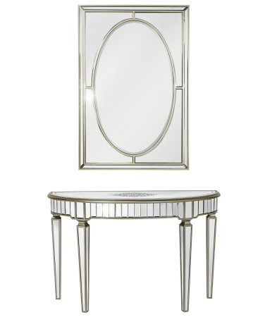 Зеркало в раме Art-Zerkalo Romantica MD1678SL 79x117 серебро фото