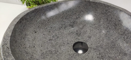 Накладная раковина из речного камня RS0836 (60*50*15) фото