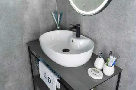 Накладная раковина GID 9163 59х41 фото