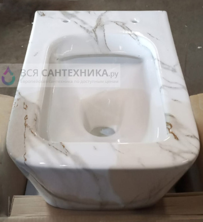 Унитаз подвесной SantiLine SL-5007MRB с сиденьем фото