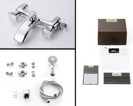 Смеситель для ванны с душем D&K Hessen Grimm DA1383201 фото