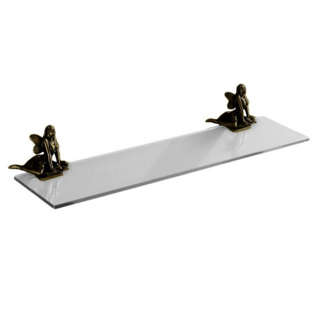 Полка стеклянная Art&Max Fairy AM-B-0983-B бронза фото