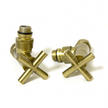 Вентили запорные угловые Energy антик бронза фото