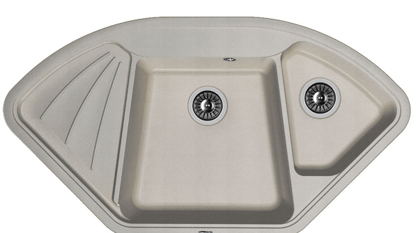Кухонная мойка КАПРИ Florentina 20.185.J1060 грей фото