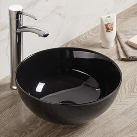 Раковина Melana MLN-107B 38x38 черная фото