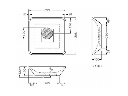 Раковина-чаша Hatria Happy Hour 39 Y0QR01 Белая фото