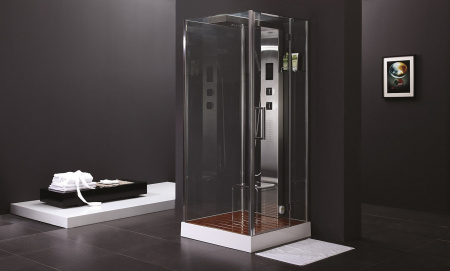 Душевая кабина с гидромассажем и паром Acquazzone Nikita 90SW 90х90х215 фото