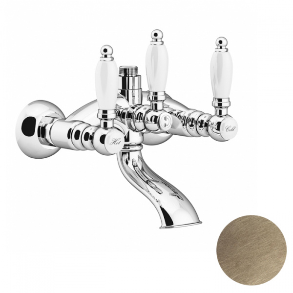 Смеситель для ванны с душем Gattoni Vivaldi Lever 1300613VObr фото