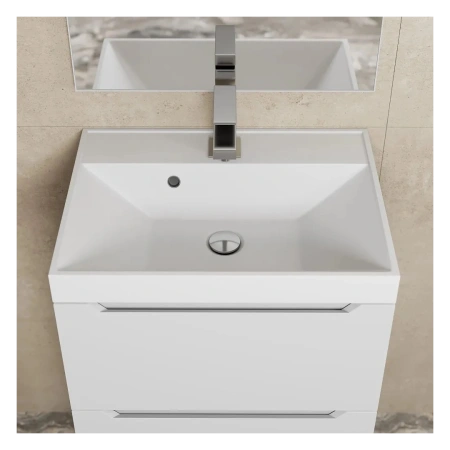Тумба под раковину Uperwood Tanos 50 2930205147 белая матовая фото