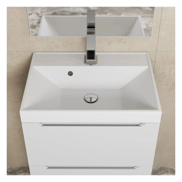 Тумба под раковину Uperwood Tanos 50 2930205147 белая матовая фото