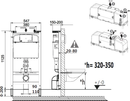 Комплект Roca Gap 7893104100 подвесной унитаз + инсталляция + кнопка фото